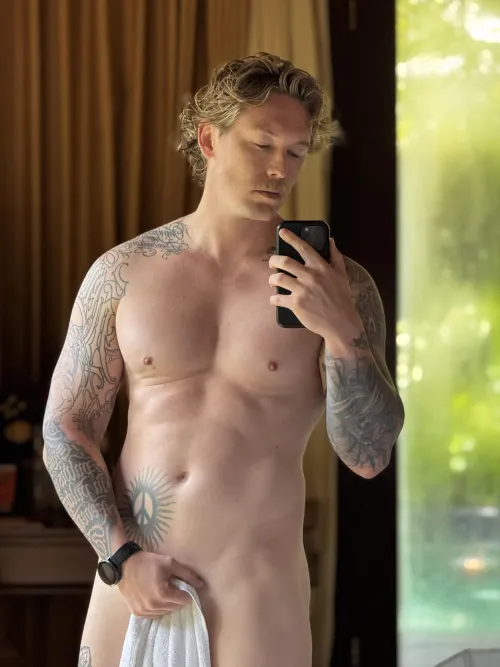 Hope I don't drop the towel ;-)