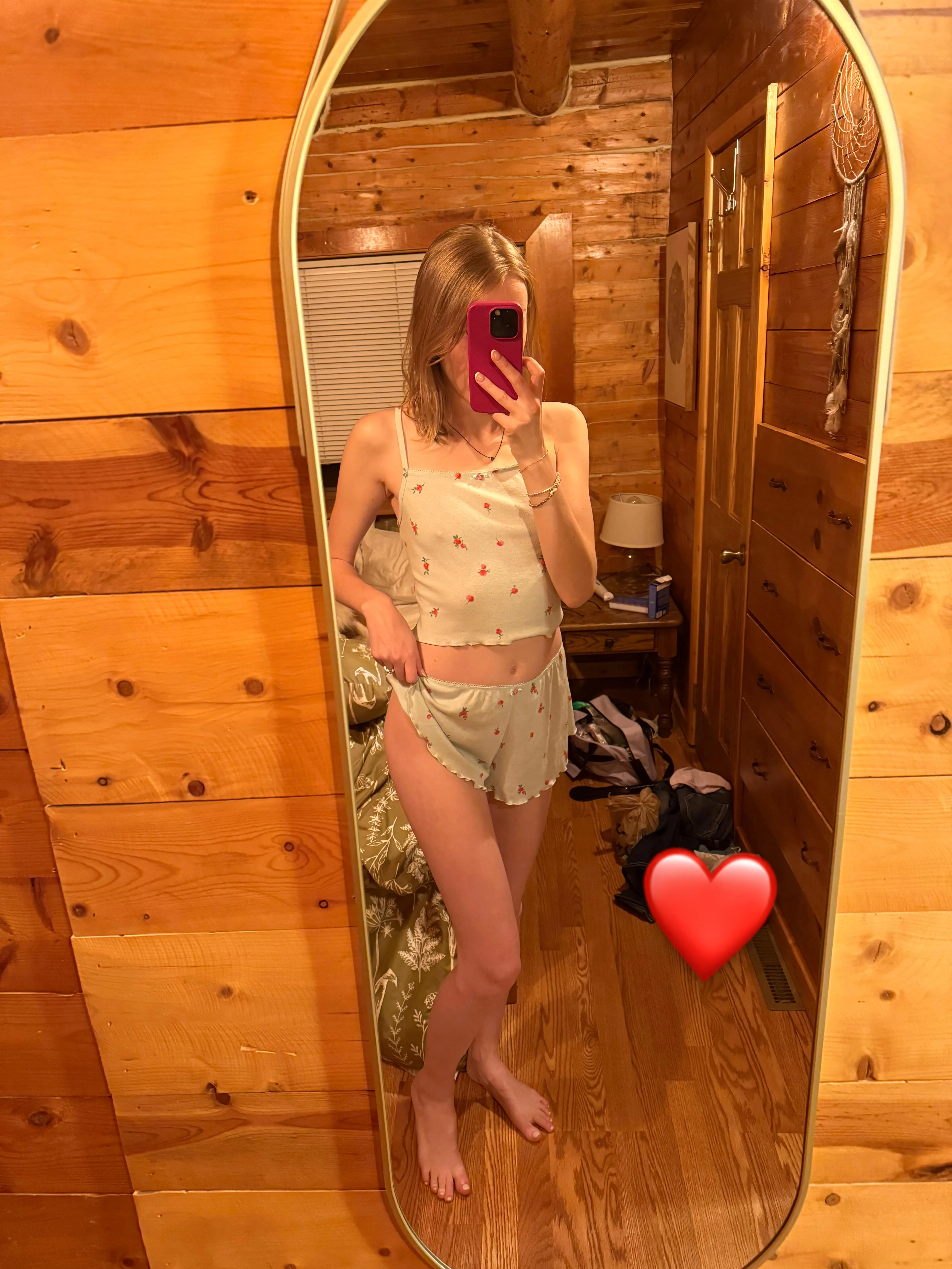 husband loves my new pajama set ❤️