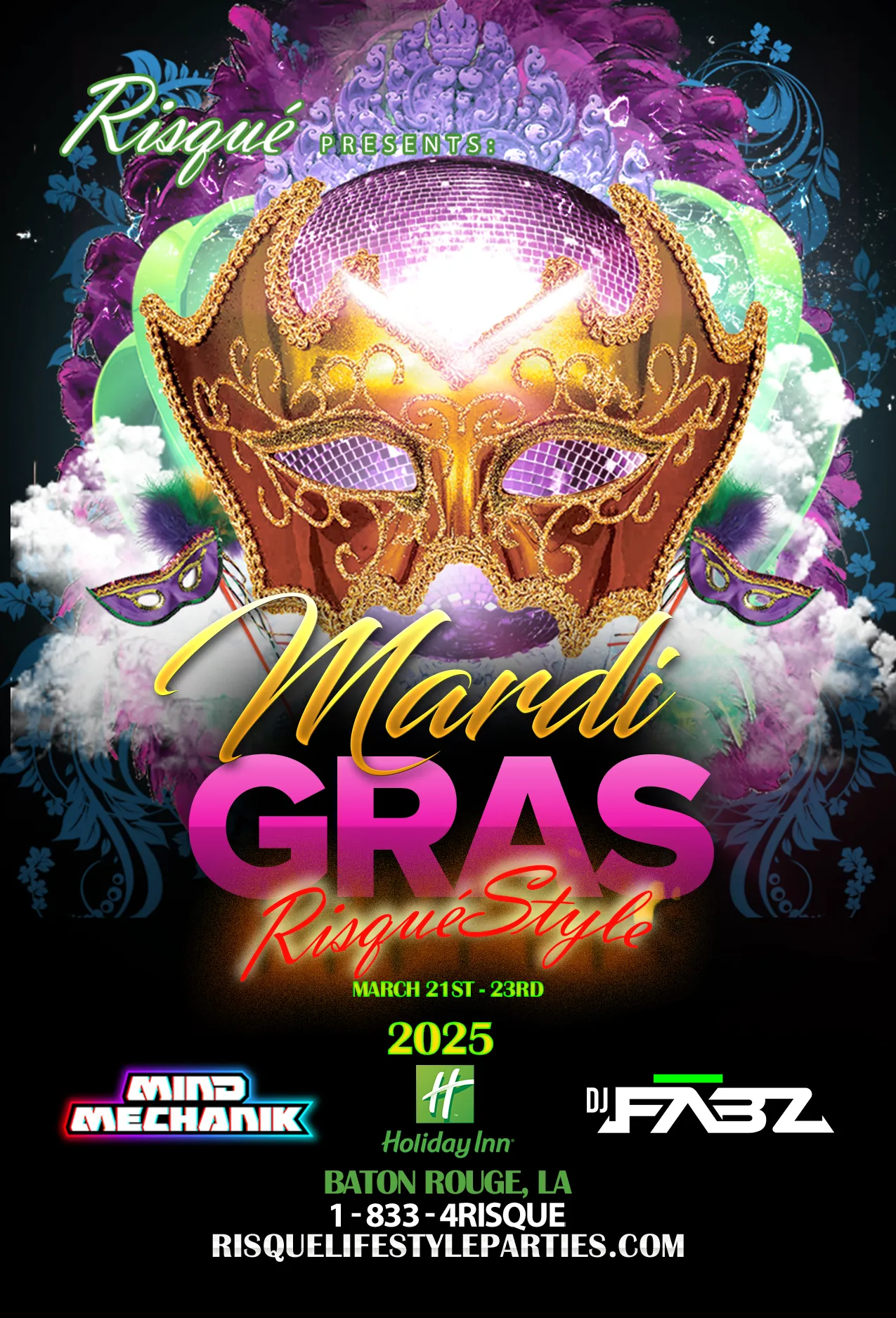 Mardi Gras Risqué Style 2025