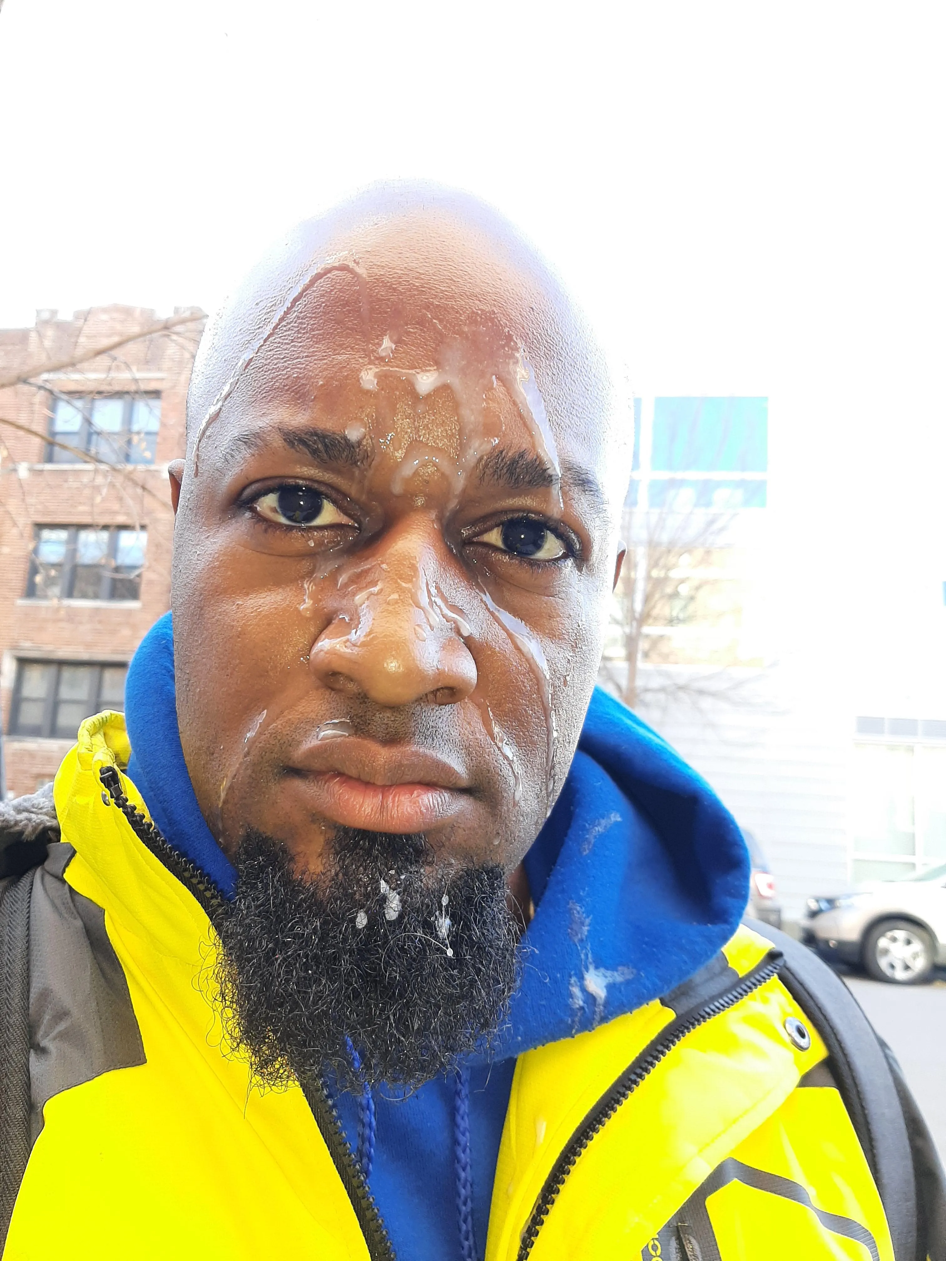 Met a guy for a facial, and walked home in vriad daylight like this