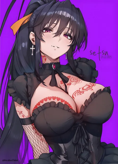 With Rias submitting Akeno joined her shortly after.