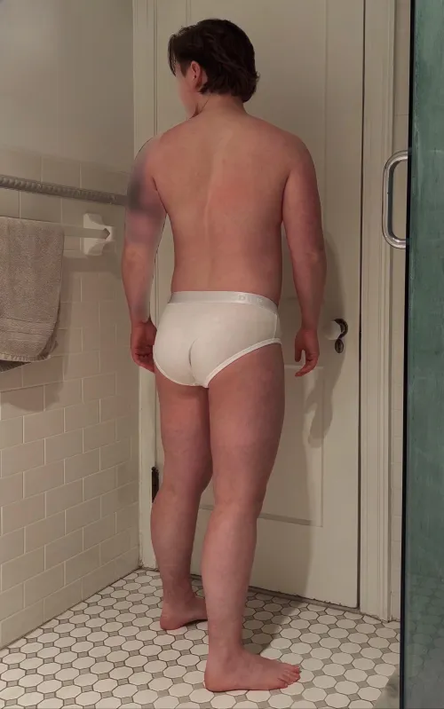 Work trip bathroom selfie