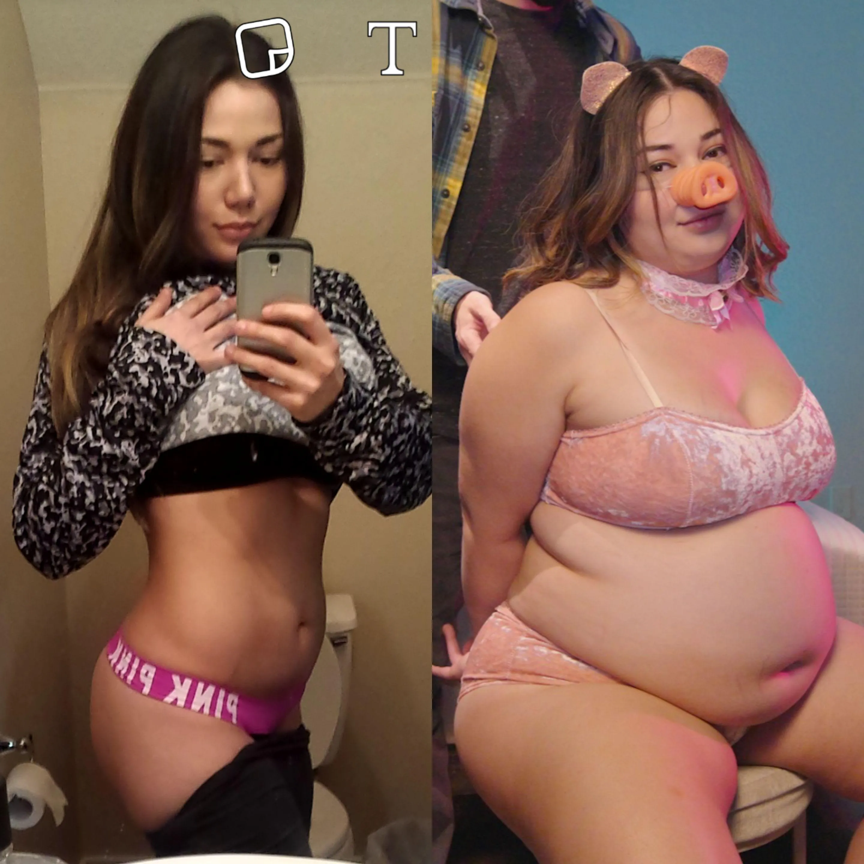 Worked out vs porked out. 🐷