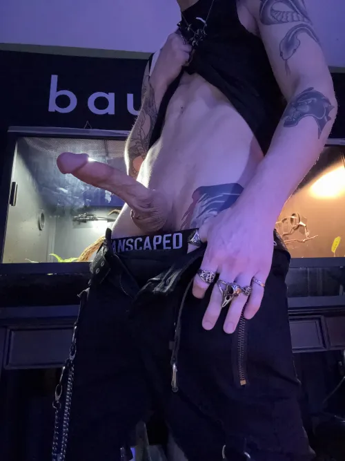 Would you let a 6’1 goth guy plow into you?