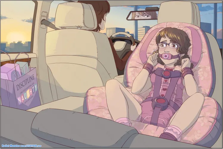 (Art by Rocketmanatee) driving into the sunset too your new life…