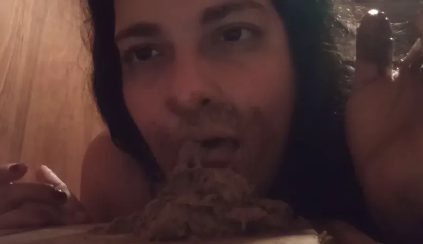 (F) Yummy dessert, I had visitors so went incognito :P