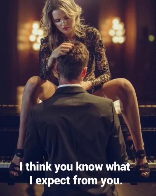 I think you know what I expect from you.