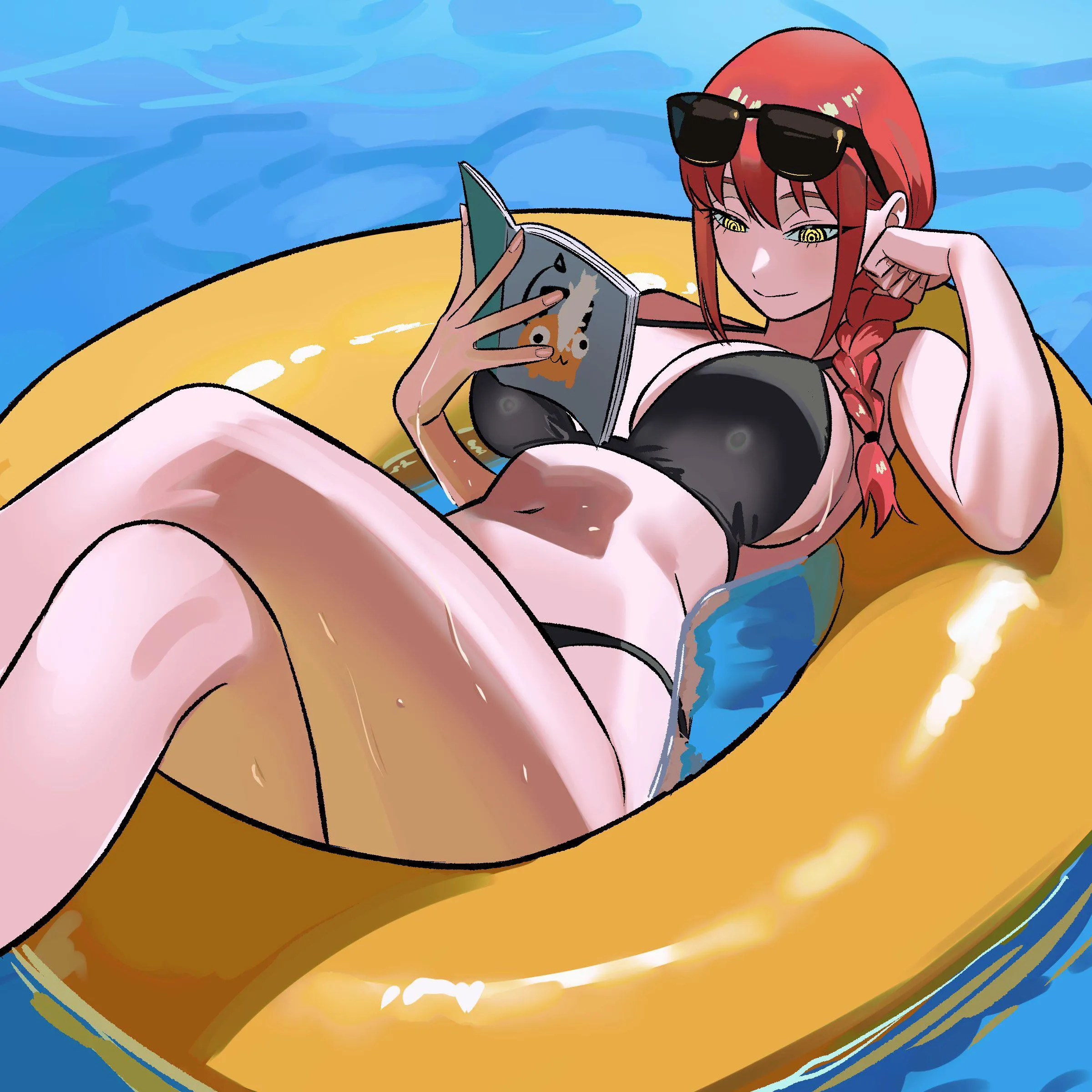Makima reading (Zeon J)