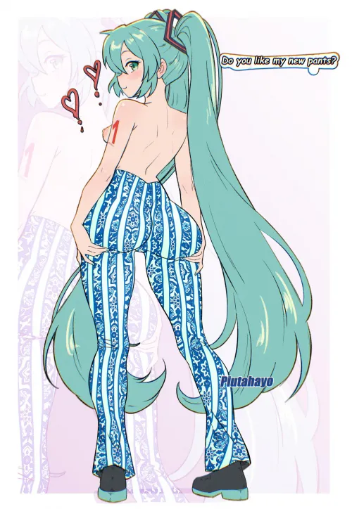 Miku’s new pants (piutahayo)