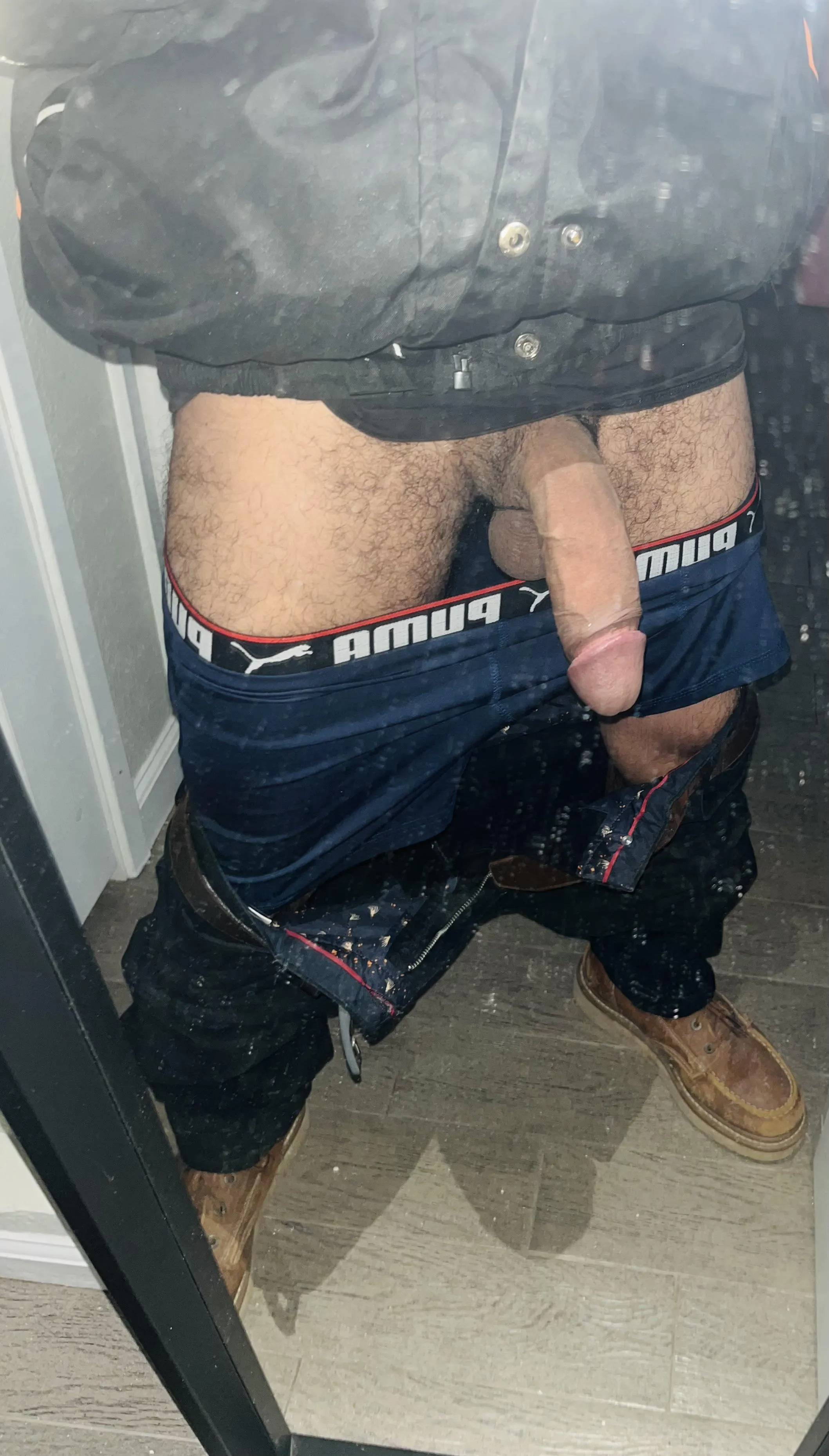 My hung cock at work I need a helper 😜