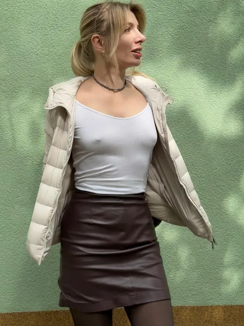 my skirt for walking