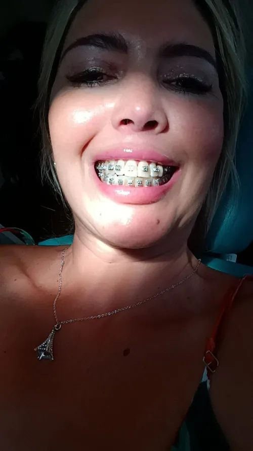 Rub your dick against my metal mouth