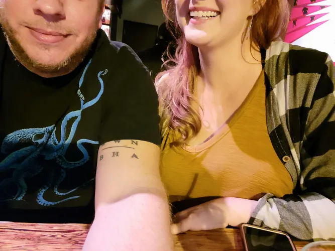 Took a break for a moment. If you know us say hello. Couple for couples this weekend.