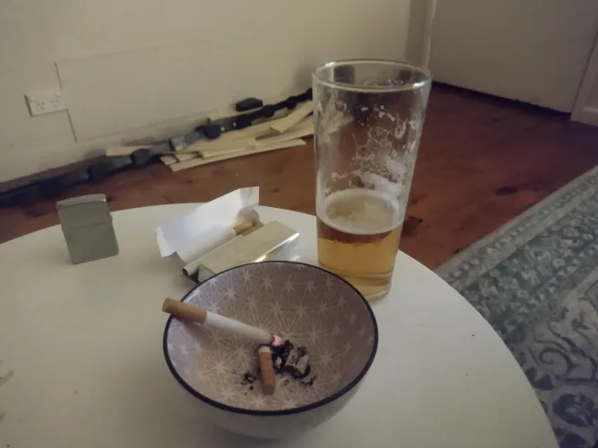 Alright I do smoke and drink.