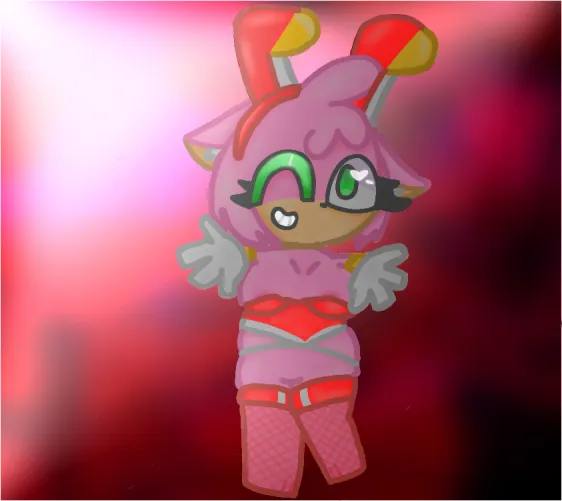 Amy's new bunnysuit!