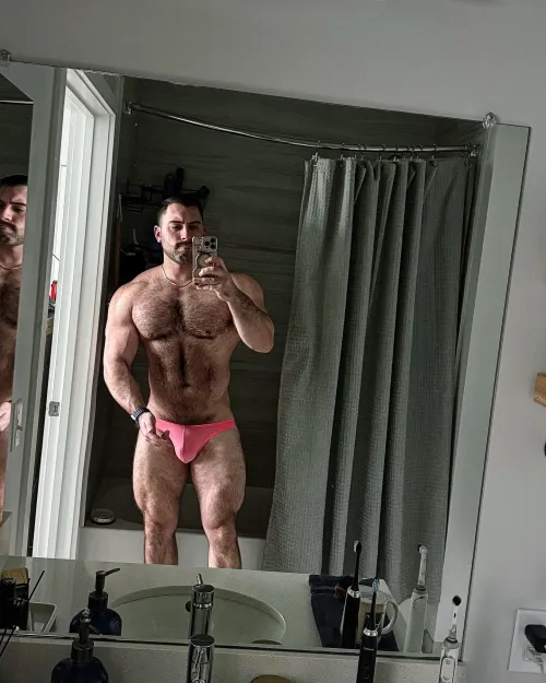 Big, muscular and hairy