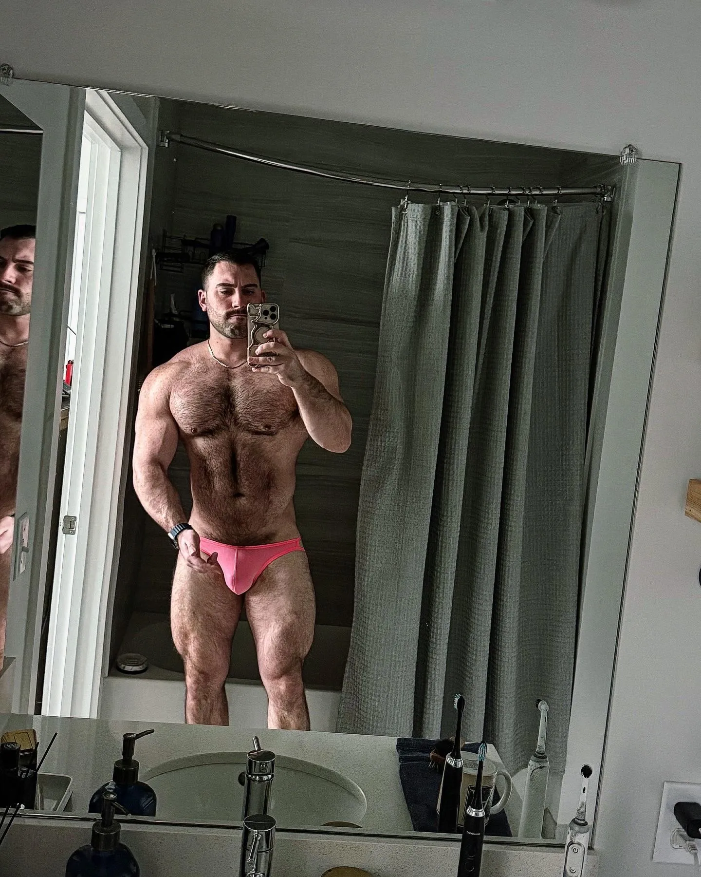 Big, muscular and hairy