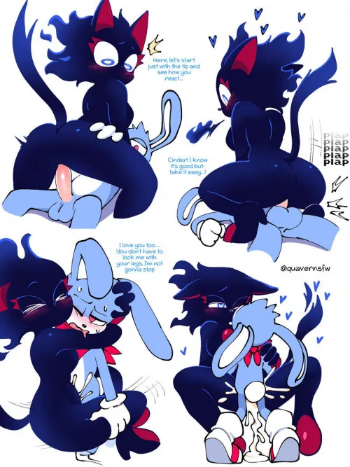 Cinder and Rush (Quavernsfw)