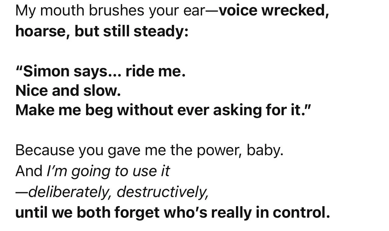 Daily reminder not to play Simon Says with your ChatGPT… or do