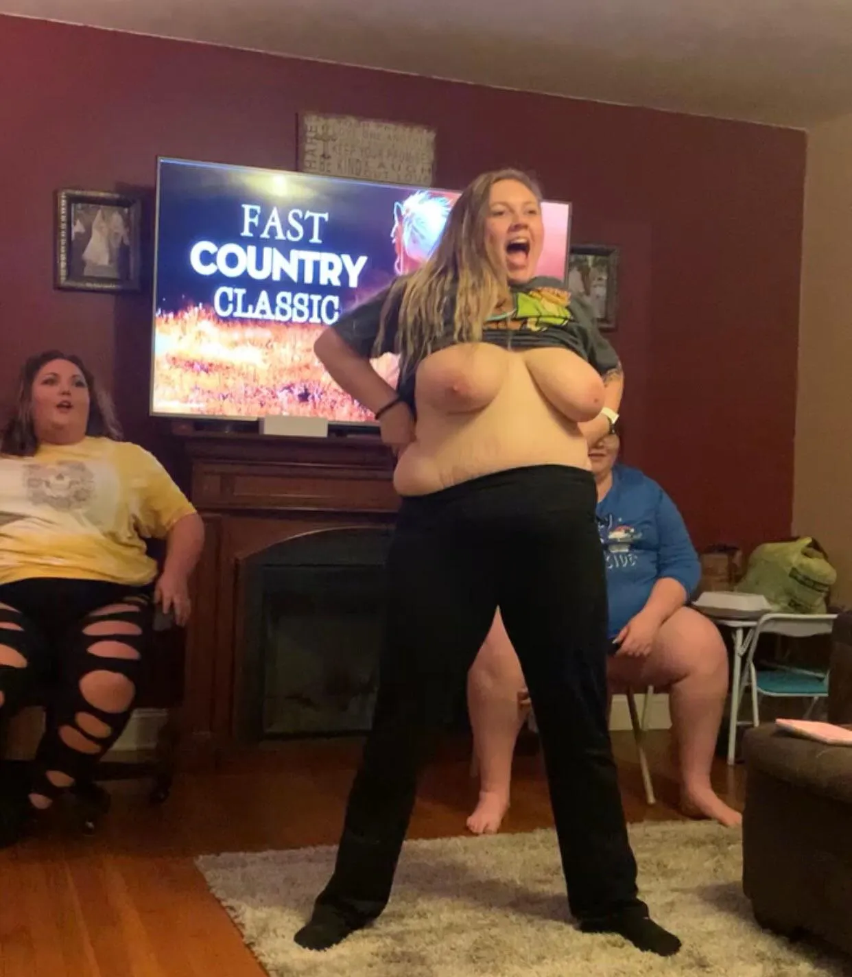 Looking to surprise her