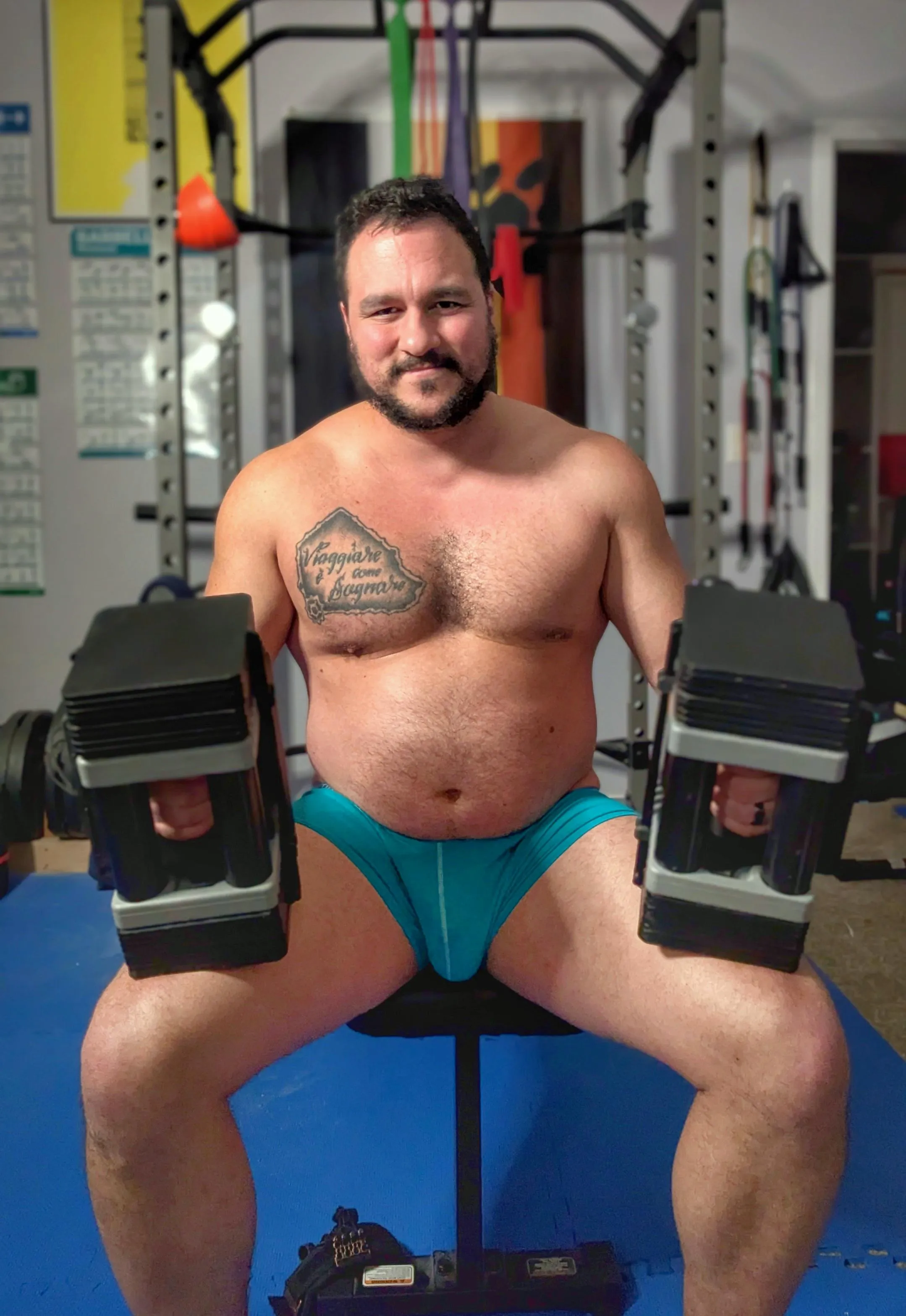 My gym lets me work out in my underwear