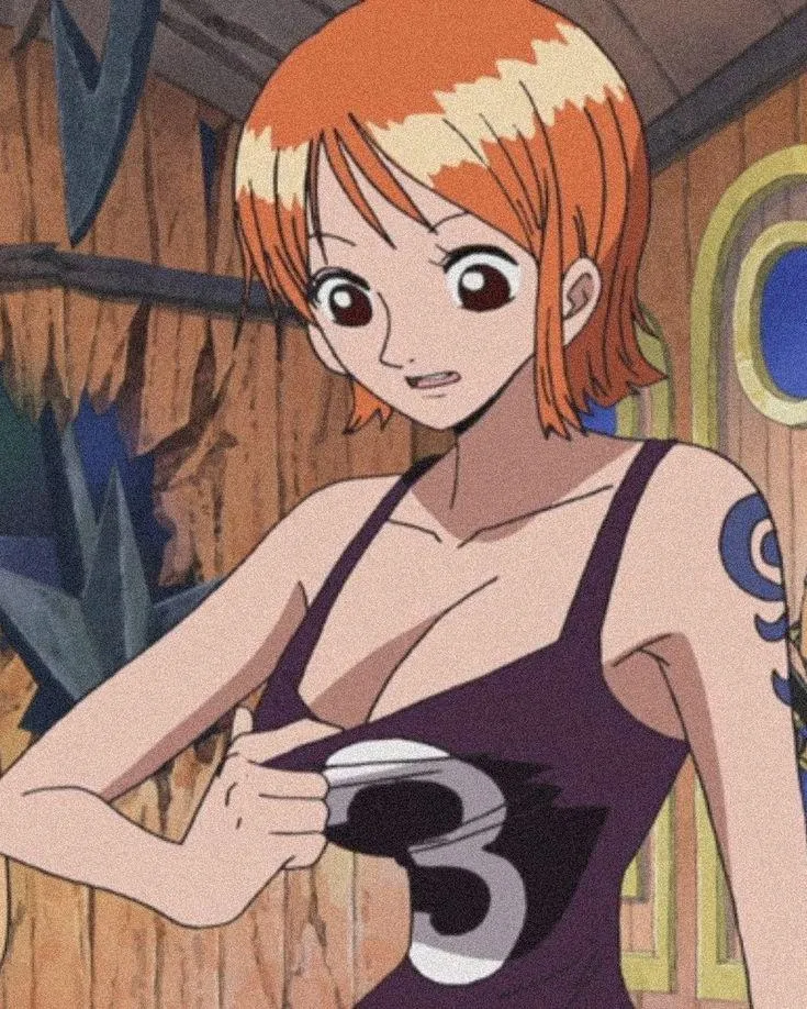 Nami can't believe how big they are [One Piece]