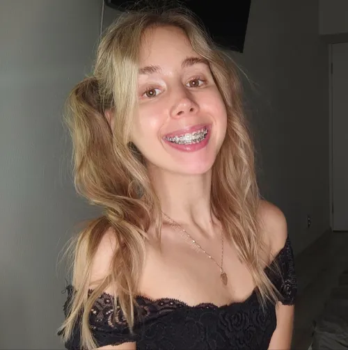 Pigtails and braces are always hot combination