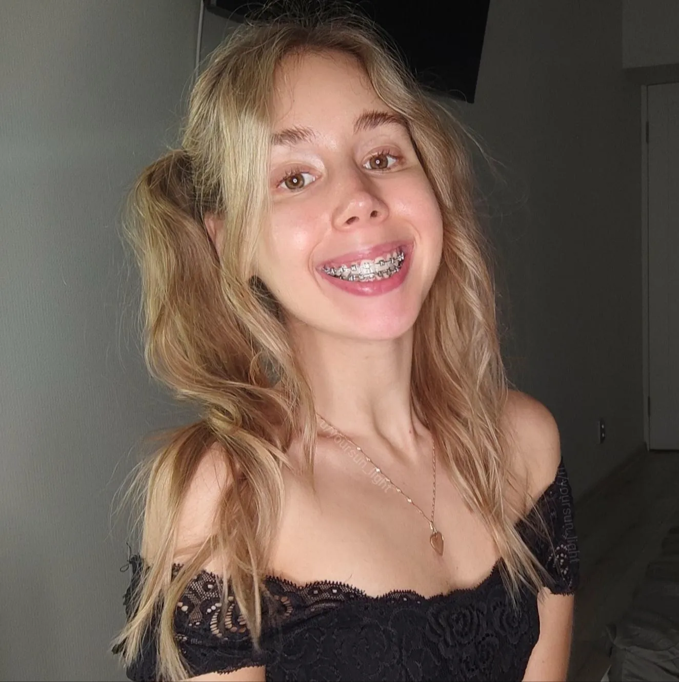 Pigtails and braces are always hot combination