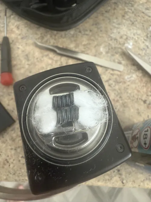 RTA first time build and wick