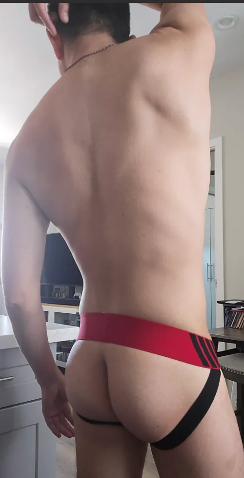 stretching in my jock