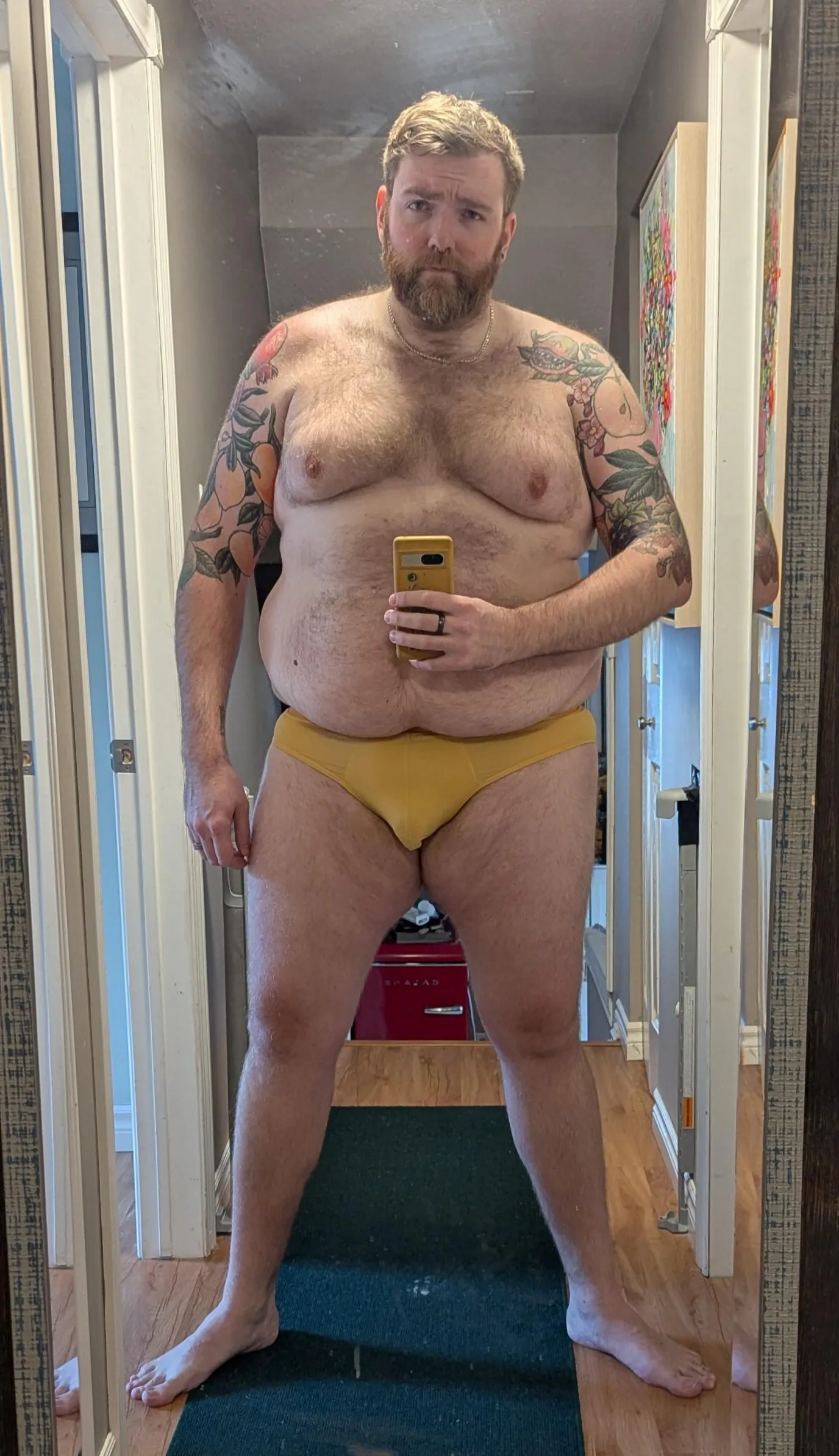 The news has me stress eating lately, hope I'm not too big for you bears