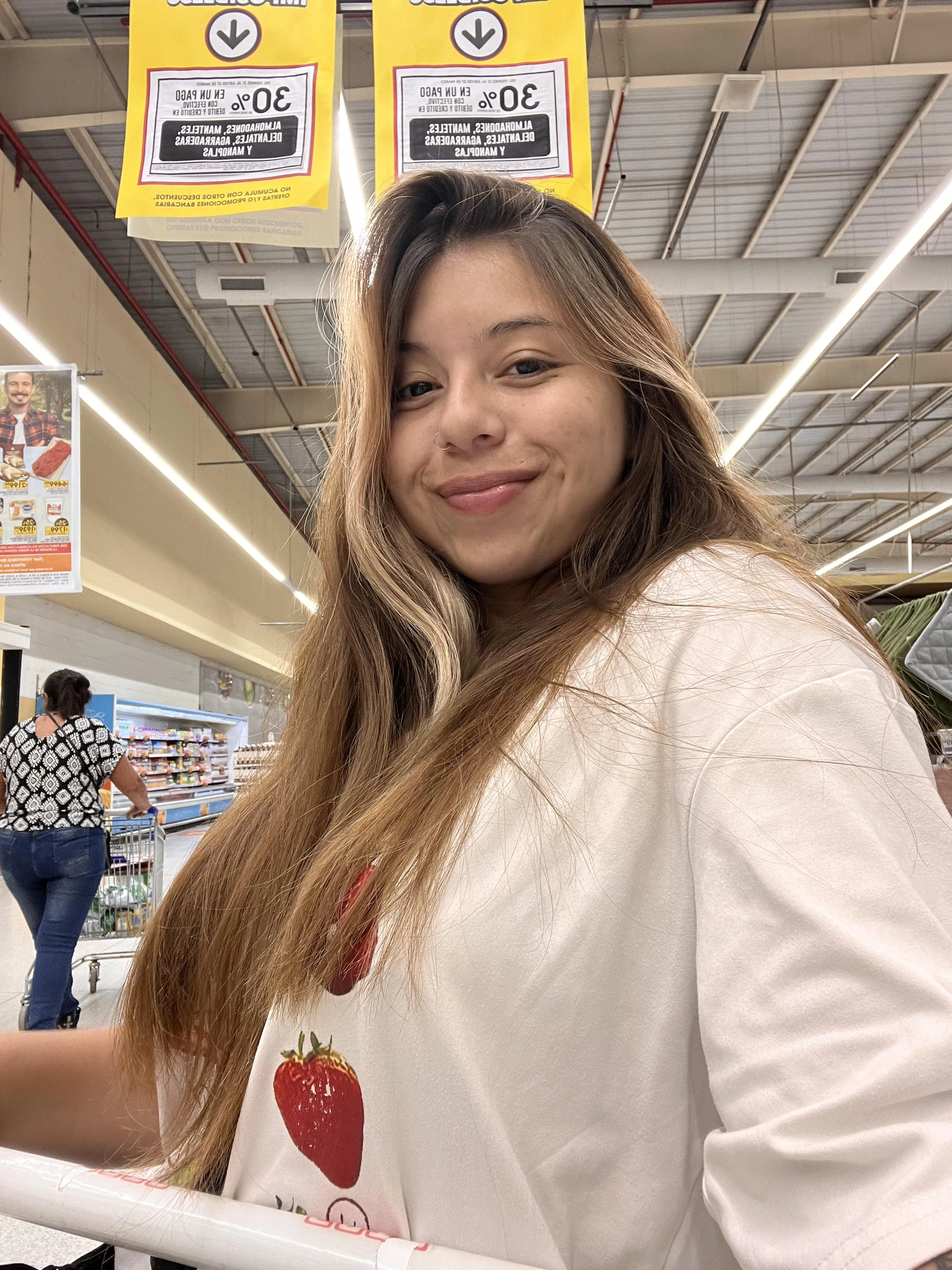 Today was a shopping day at the supermarket