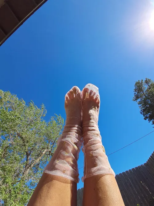 All 3 here - feet, toes and sox