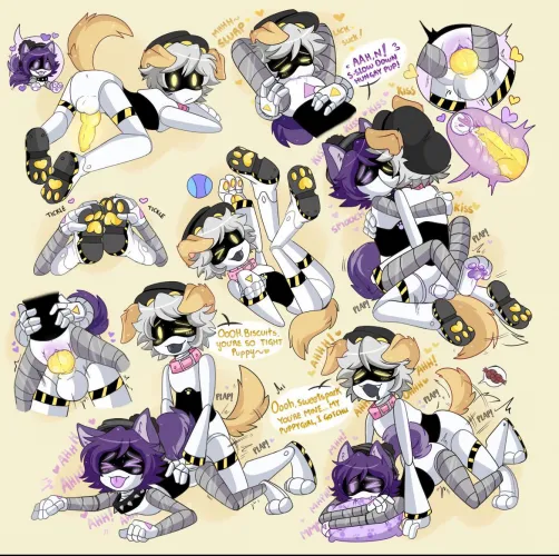 Both Puppies have Fun~