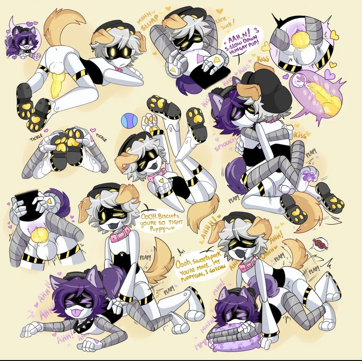 Both Puppies have Fun~