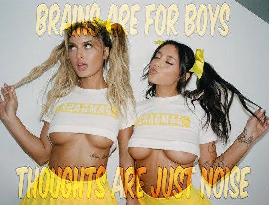 Brains are for Boys - Thoughts are just Noice