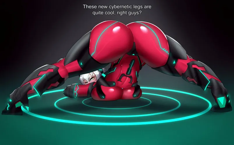 Cyborg Zen Jack-O Pose