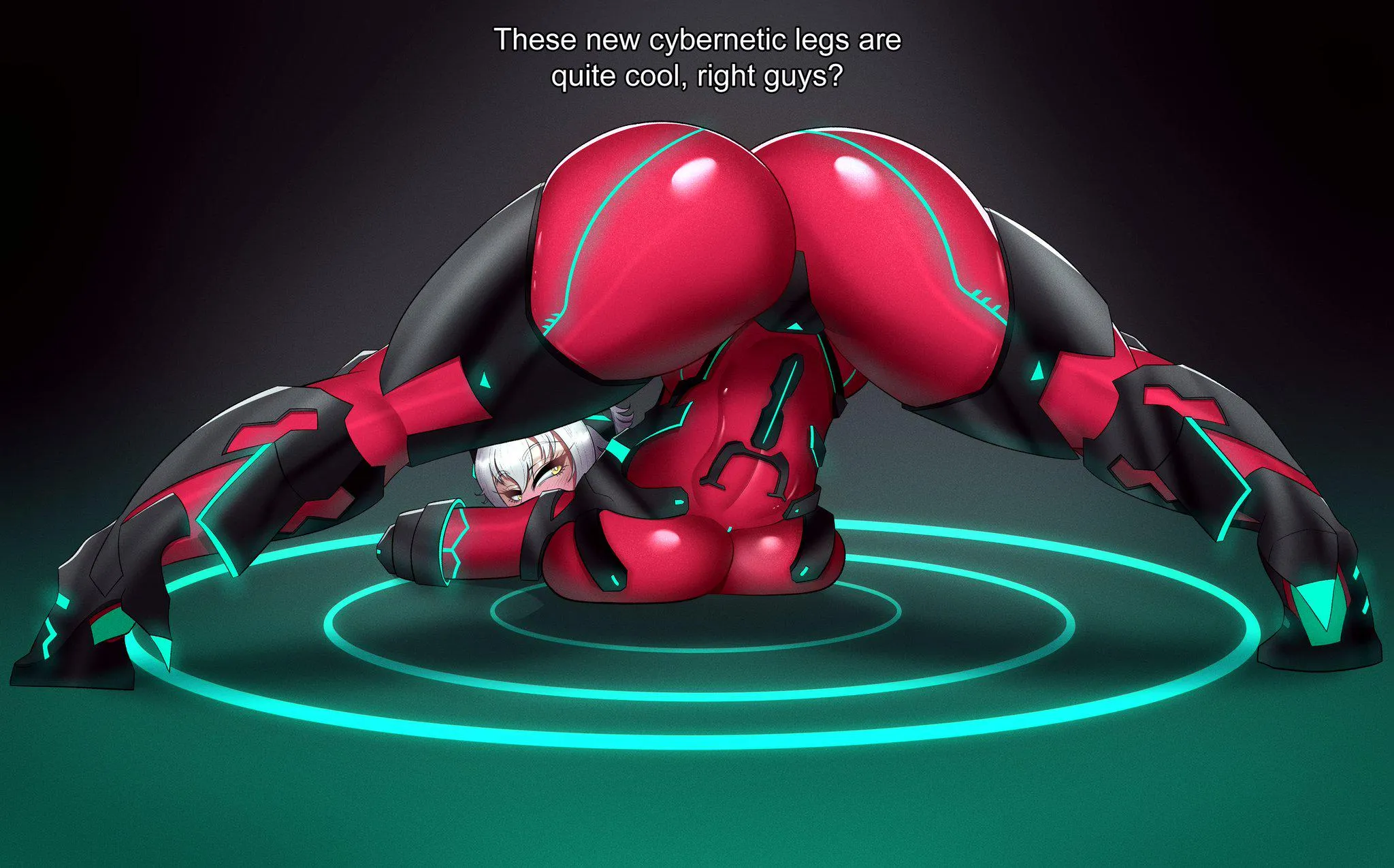 Cyborg Zen Jack-O Pose