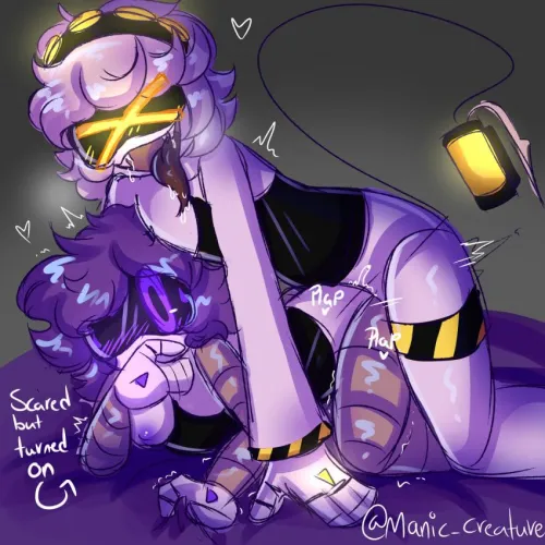 N pounding Uzi's Robussy~ (manic_creature)