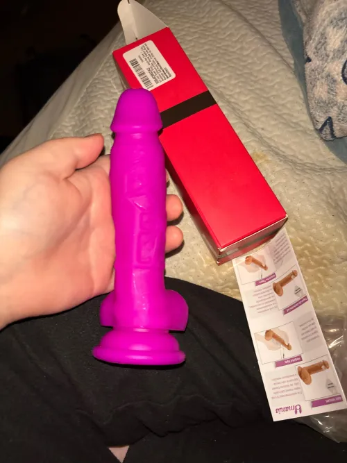 New toy I think it’ll be good for gag reflux training less than 5 dollars but good reviews and real silence