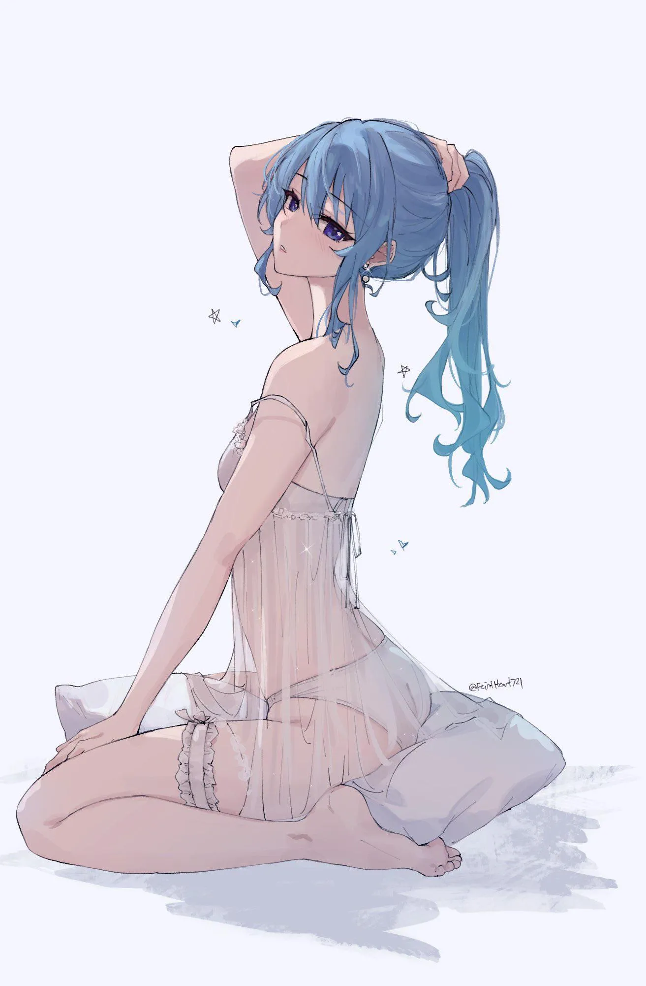 Suisei in Night gown [Hololive]