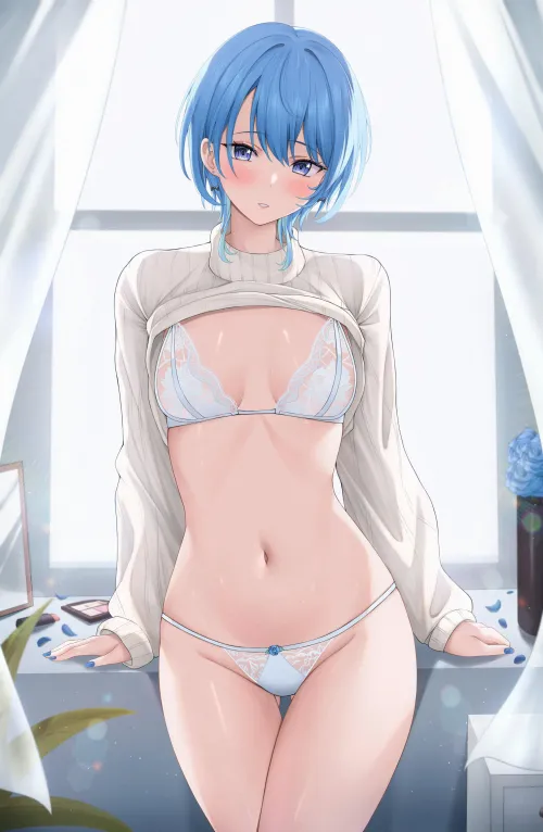 Suisei in underwear [Hololive]