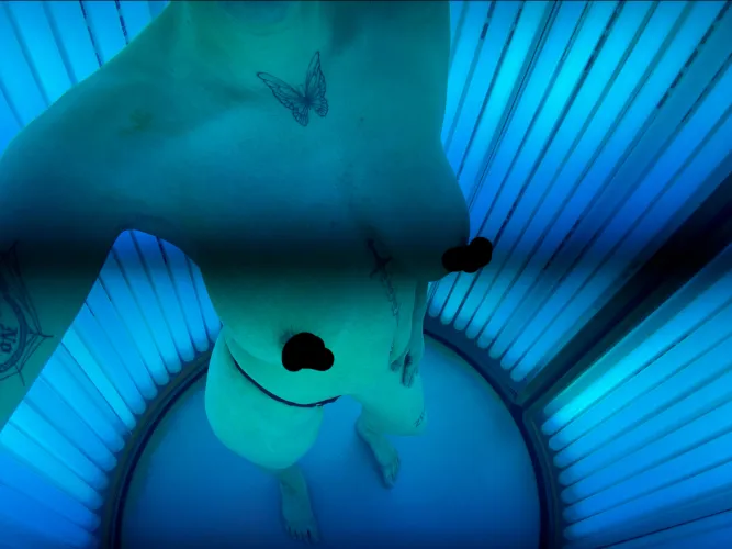 Tanning [showing off]