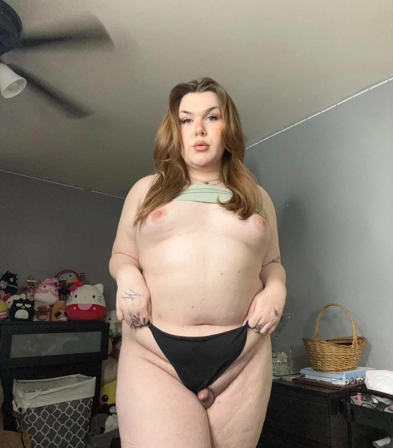 do you think my tits pair well with my cock?