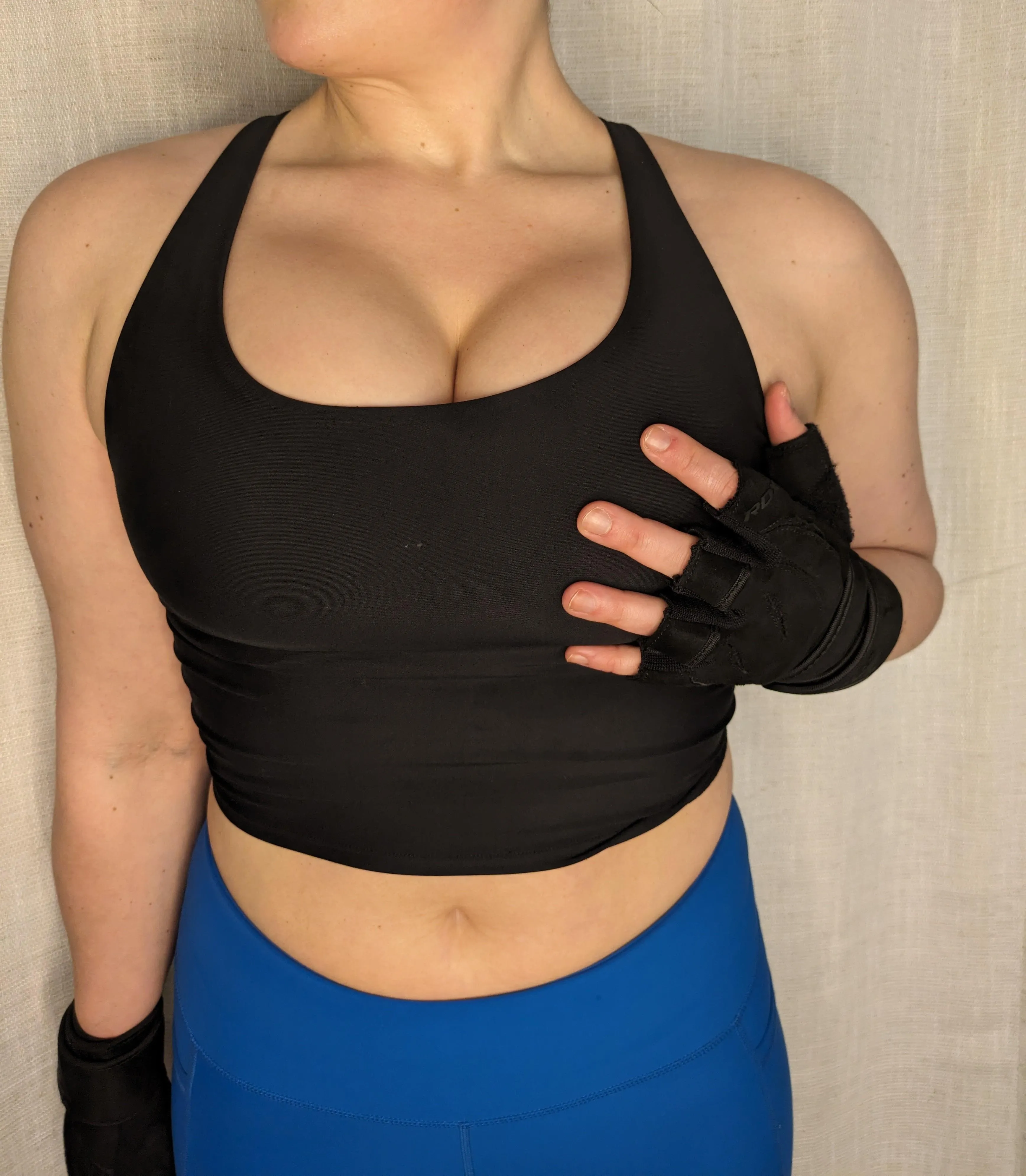 Sweating and flexing in my most powerful pose. Another day kicking ass. XOXO Katie