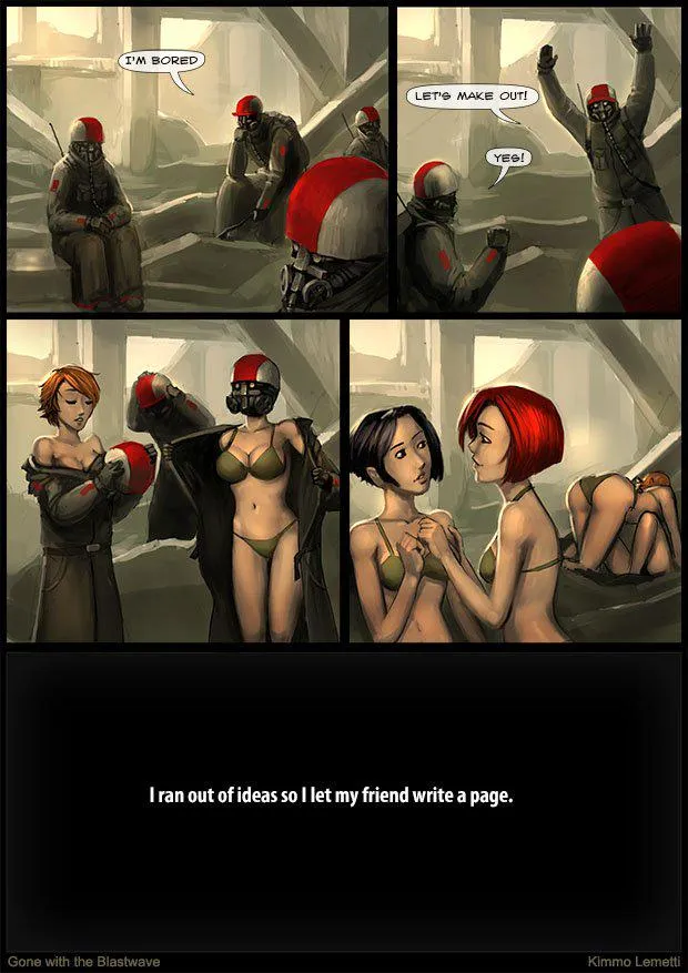 When squadof Red Army got bored, they start make out. [Gone With The Blastwave - #41 - Awesome]