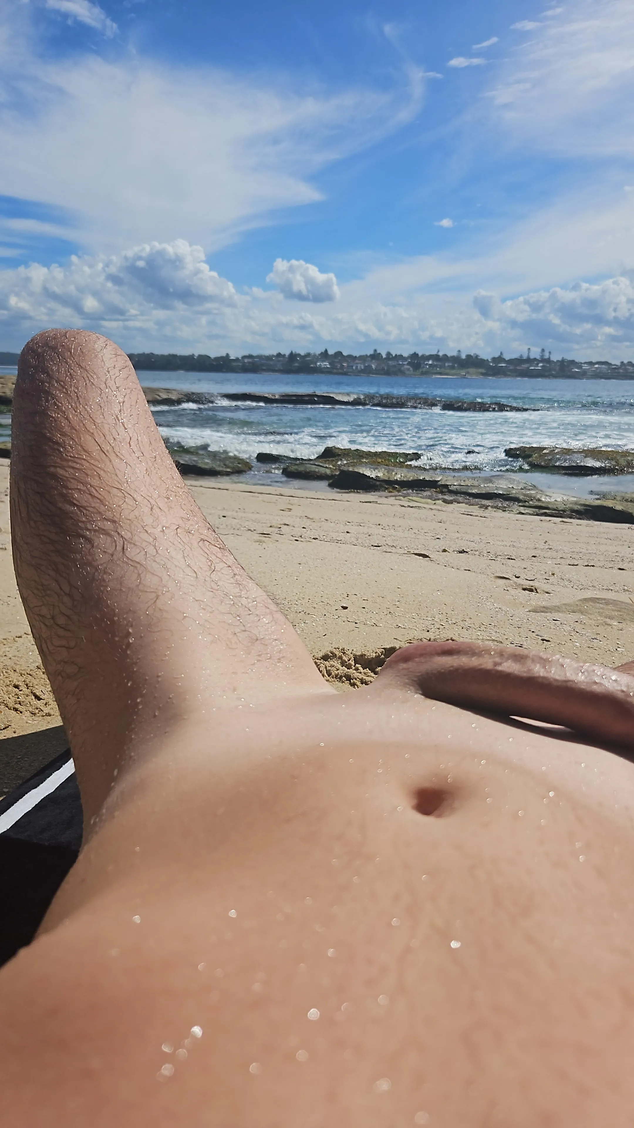 Bare at the beach is my new norm