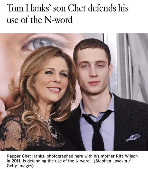 Chet Hanks defends being cool