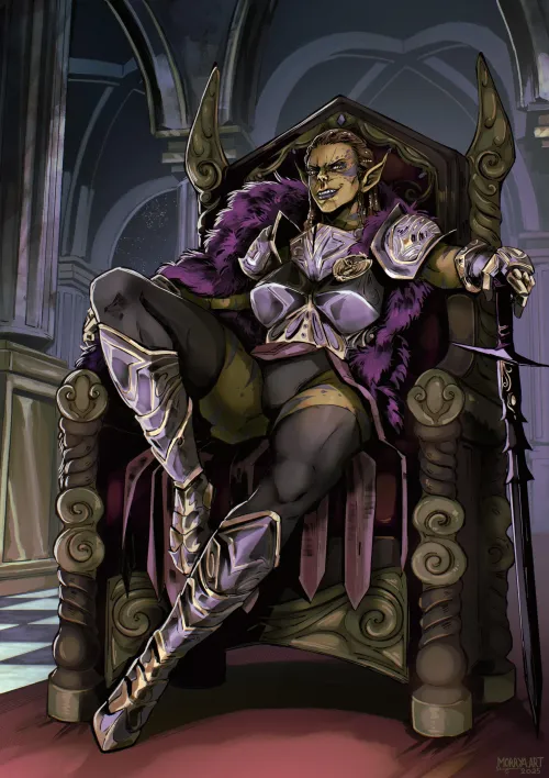 Fanart with people's favorite frog ellf