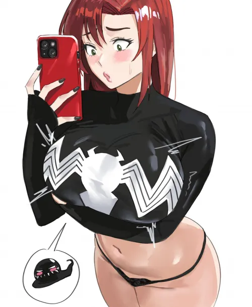 Freaky symbiote by mugi